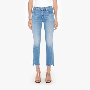 Mother jeans, the insider crop step fray